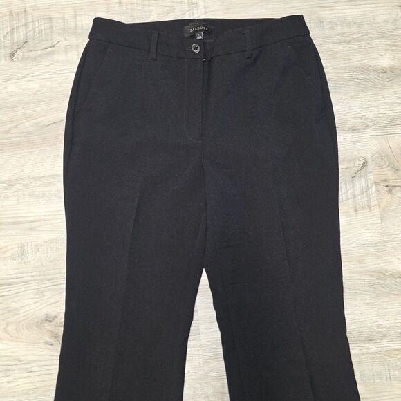Talbots Raleigh Black Dress Trouser Pants Size 6 - Picture 2 of 10